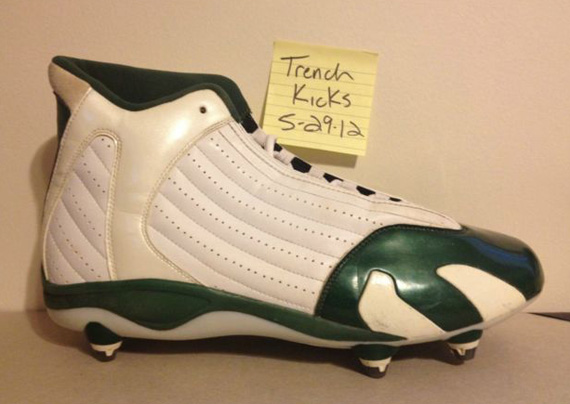 Air Jordan Xiv Ahman Green Game Worn Pe 3