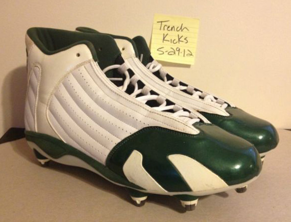 Air Jordan Xiv Ahman Green Game Worn Pe 4