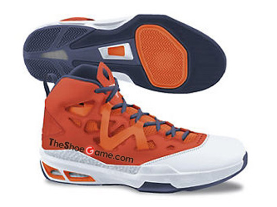 Jordan Melo M9 White Orange Blue