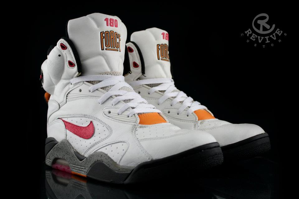 Nike Air Force 180 High Pump Sole Swap Customs By Revive 1