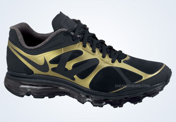 Nike Air Max 2012 Black Metallic Gold 2