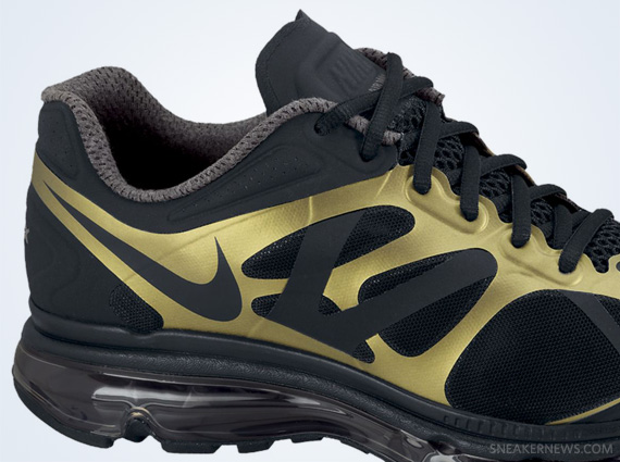 Nike Air Max 2012 Black Metallic Gold 4