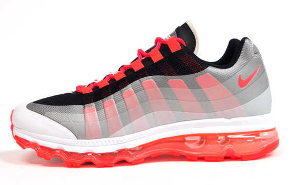 Nike Air Max 95 360 White Black Orange 10