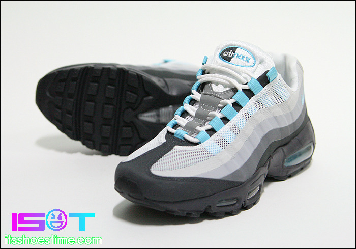 Nike Air Max 95 No Sew Anthracite Tide Pool Blue Cool Grey Wolf Grey 17