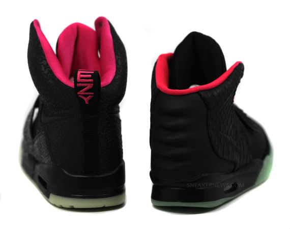 Nike Air Yeezy Black Pink Solar Red Comparison 7