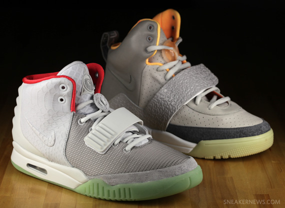 Nike Air Yeezy Grey Comparison 1