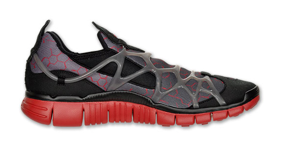 Nike Kukini Free Black Anthracite Red Print 3