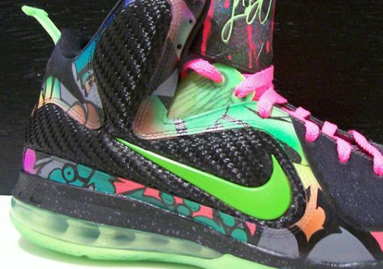 Nike LeBron 9 “Alley Art” Customs By Peculiar Kinetics