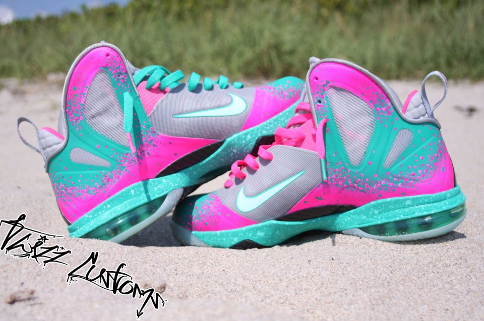 Nike Lebron 9 Sex On The Beach Customs By Twizz 01