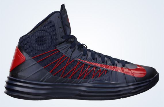 Nike Lunar Hyperdunk Obsidian University Red 4