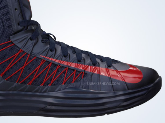 Nike Lunar Hyperdunk Obsidian University Red 5