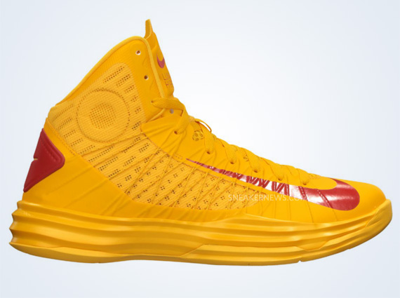 Nike Lunar Hyperdunk University Gold University Red 4