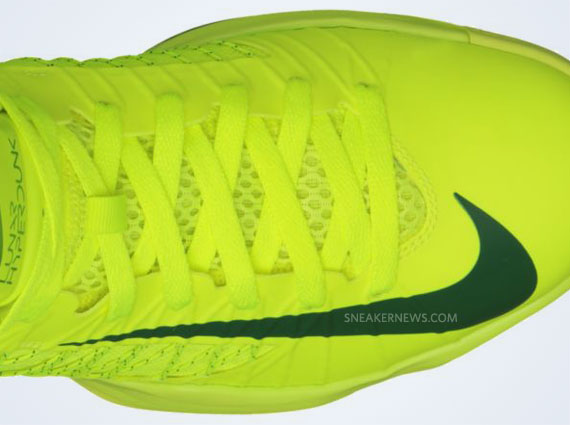 Nike Lunar Hyperdunk+ - Volt - Gorge Green