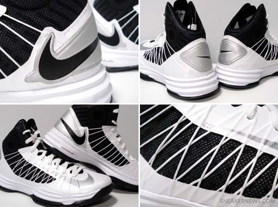 Nike Lunar Hyperdunk+ - White - Black - Silver