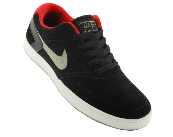 Nike P Rod 6 Black White Medium Grey Red