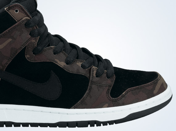 Nike Sb Dunk High Camo Black 2