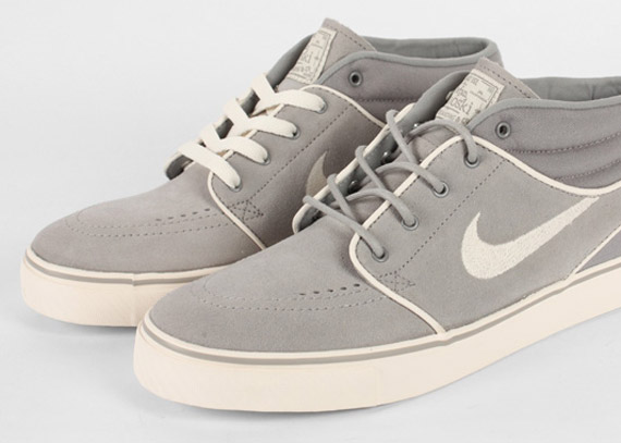 Nike Sb Stefan Janoski Mid Medium Grey Chalk