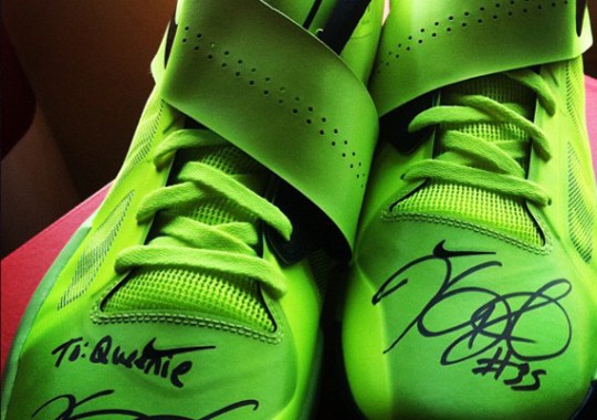 Nike Zoom KD IV – Autographed Pair For Queenie