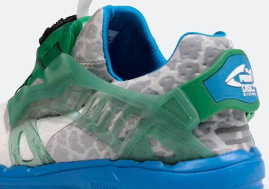 Puma Disc Blaze LTWT – White – Blue – Green