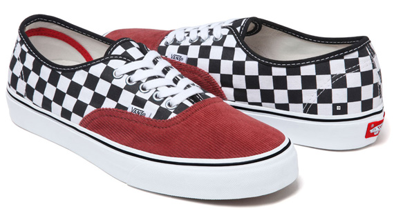 Supreme Vans Authentic Corduroy Checker 4