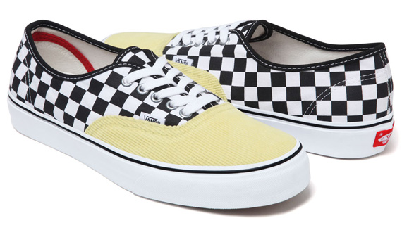 Supreme Vans Authentic Corduroy Checker 5