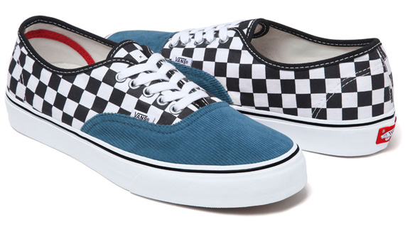 Supreme Vans Authentic Corduroy Checker 7