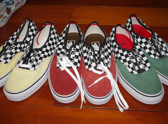 Vans Authentic Supreme Checker Corduroy 5