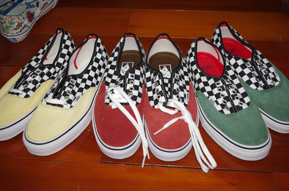 Vans Authentic Supreme Checker Corduroy 6