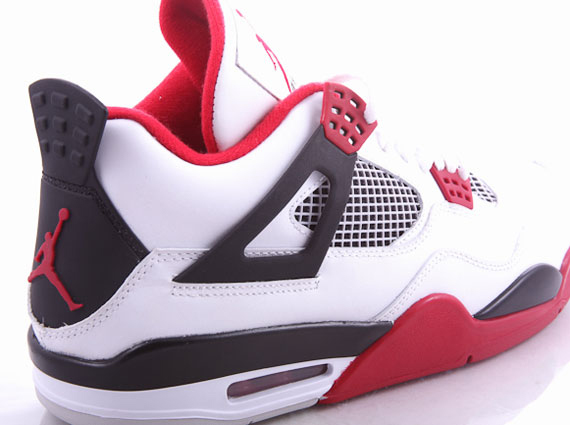 White Red Air Jordan Iv 1