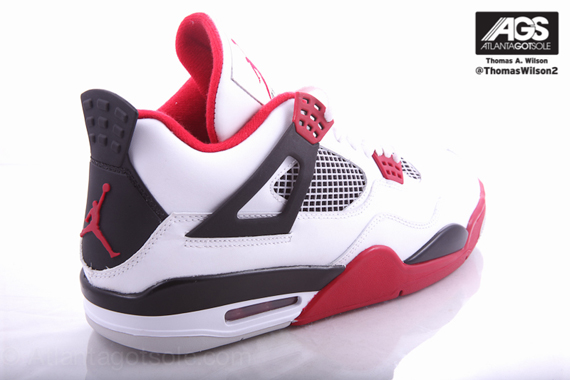 White Red Air Jordan Iv 11