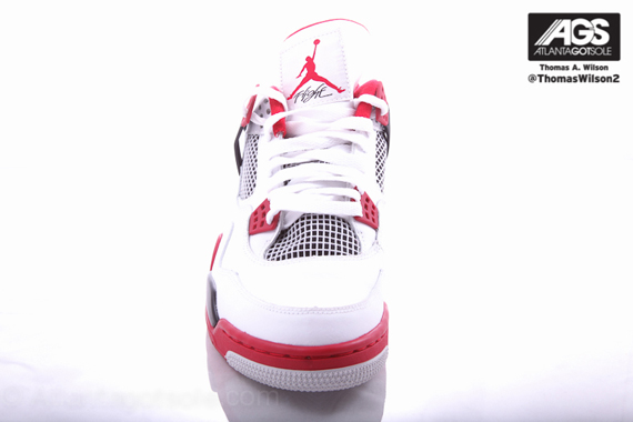 White Red Air Jordan Iv 8