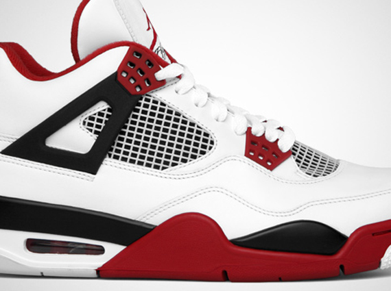 Air Jordan IV – White – Varsity Red – Black | Official Images