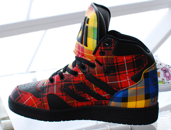 Adidas Jeremy Scott Forum Multi Tartan 3