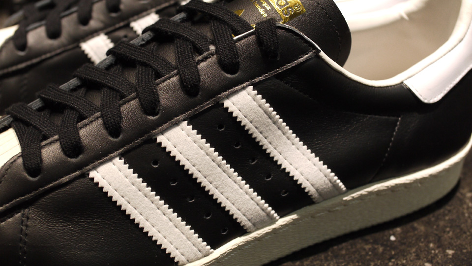 Adidas Originals Superstar 80s Black White 6