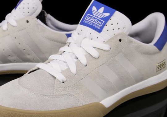 adidas Skateboarding Lucas Pro – White – Bluebird