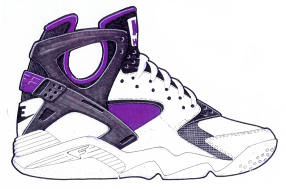 Air Flight Huarache 1992 3