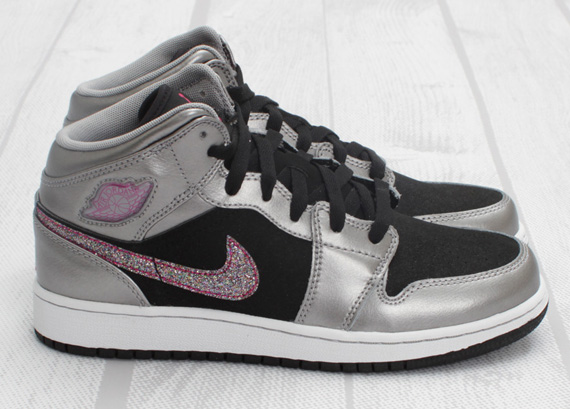 Air Jordan 1 Phat Gs Matte Silver Berry 1