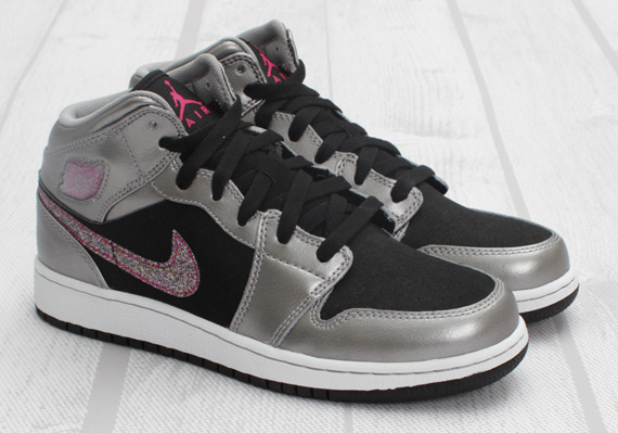 Air Jordan 1 Phat Gs Matte Silver Berry 5