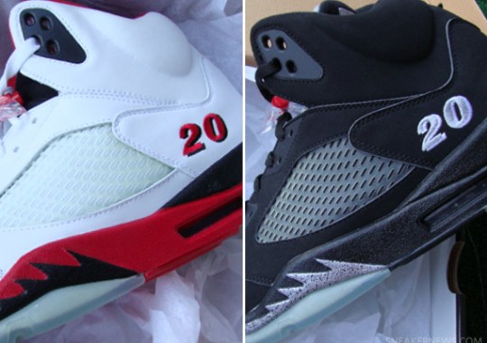 Air Jordan V – Fred Jones Home + Away PE’s