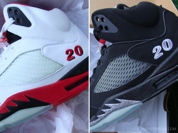 Air Jordan V – Fred Jones Home + Away PE’s