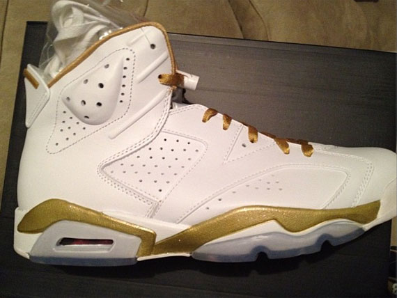 Air Jordan Vi Golden Moments Box Sneak Peek