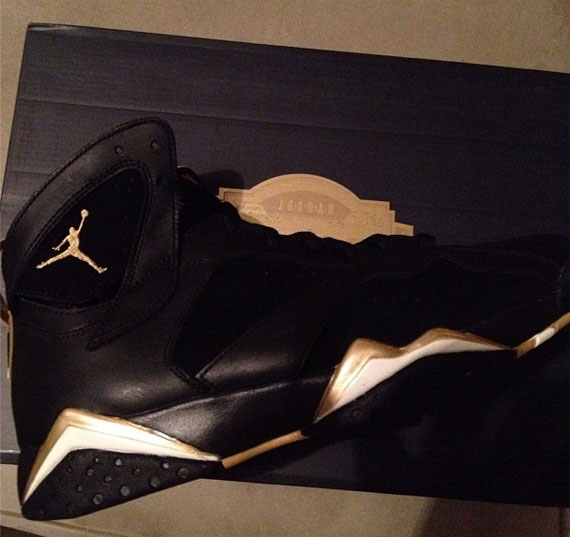 Air Jordan Vii Golden Moments Box Sneak Peek