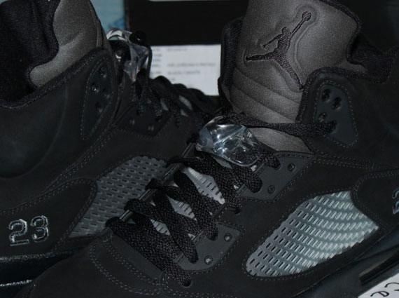 Air Jordan V "Blackout" Wear-Test Sample