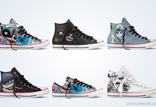 Gorillaz x Converse Chuck Taylor – Fall 2012 Collection