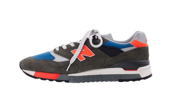 Jcrew New Balance 998 Grey Orange 1