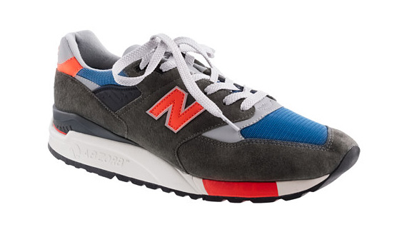 Jcrew New Balance 998 Grey Orange 4