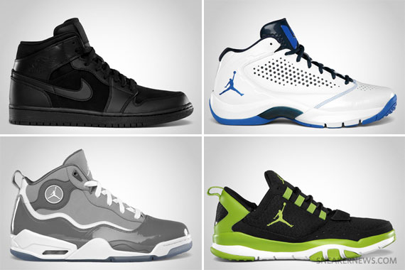 Jordan Brand August 2012 Footwear