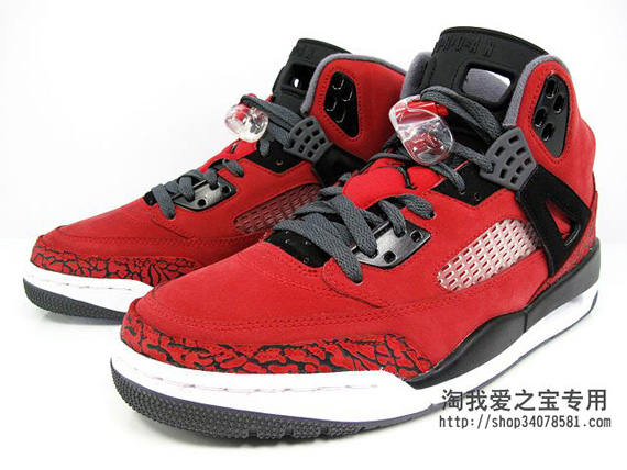 Jordan Spizike Gs Red Black 5