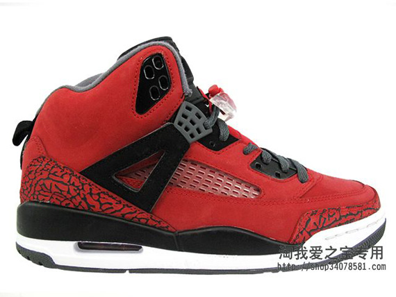 Jordan Spizike Gs Red Black 9