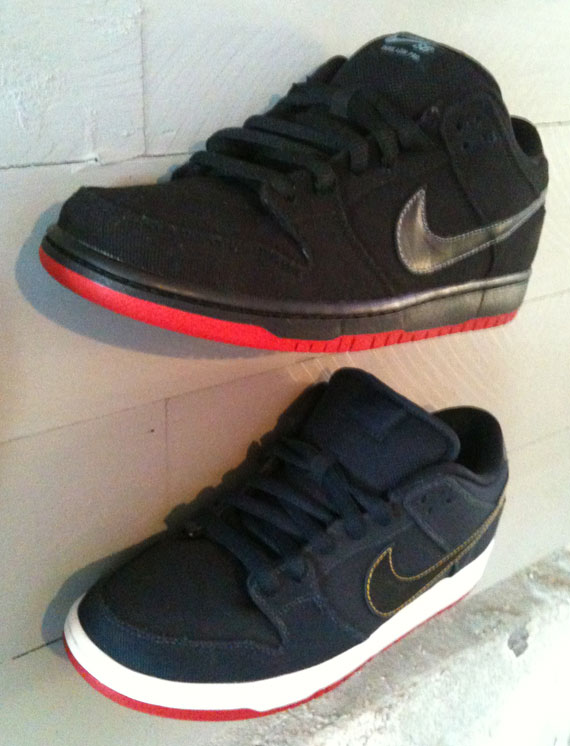 Levis X Nike Sb Dunk Low Navy Hyperstrike 4